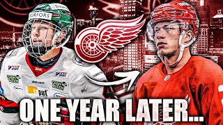 One Year Later: How LUCAS RAYMOND Went From A 4th Overall Pick To A Budding Red Wings Star (Detrot)