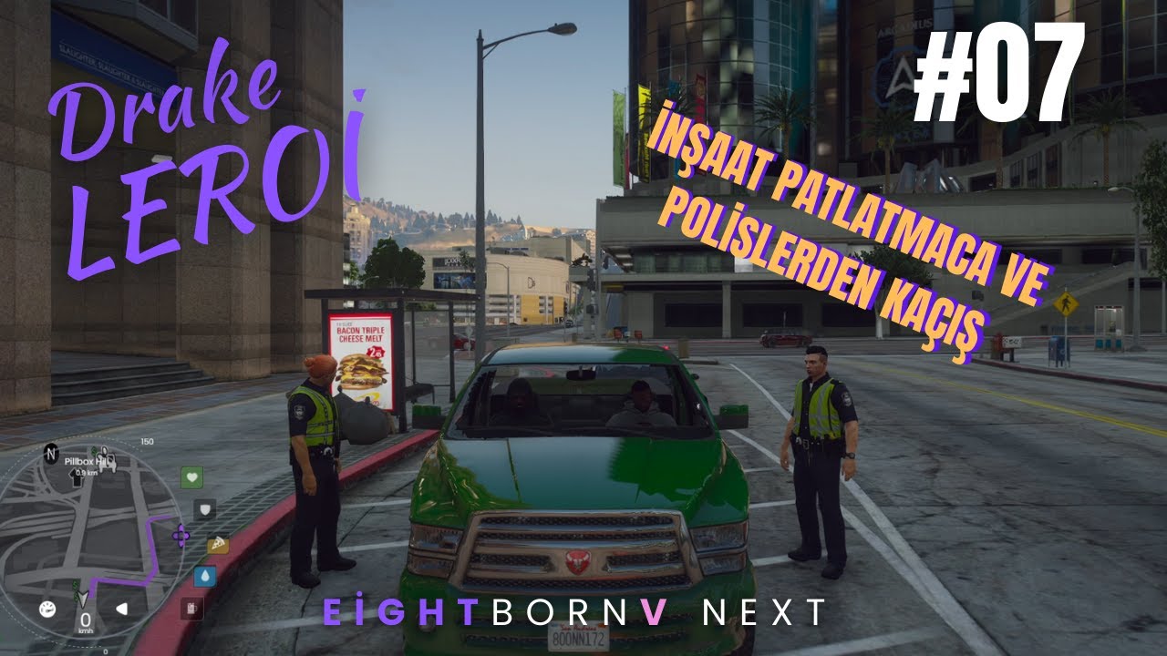 EightbornV Next | Drake LeRoi | Yakışıklı zenciyle illegal koşuşturmaca #07