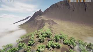 Game Dev things #01  Mountain Impostor to landscape transition