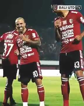 Goyang Tik Tok Celebration Goal Bali United FC.