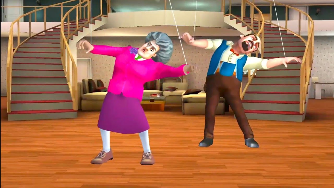 👀 Miss T hypnotize | Puppet dance scary teacher 3d gameplay 🔴