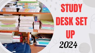 Desk Makeover 2024//new standing Desk setup ✨+ How I organize my desk  2024