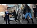 Another Ned Fight on the Trongate in Glasgow Outside McDonalds