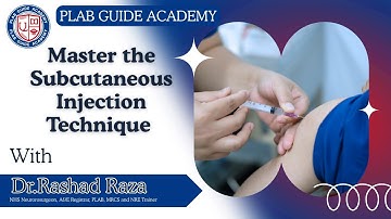 SUBCUTANEOUS INJECTION TECHNIQUE | #PLABGUIDEACADEMY