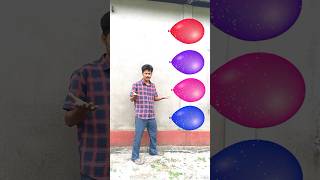 Balloon to Fruits & Eating - water melon, lichi, mango & grapes - Funny vfx video