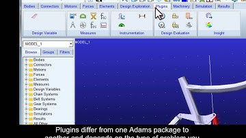 MSC Adams Design process