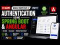 Day 8 of Building Authentication Flow | Spring Boot JWT + Angular