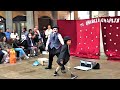 🥰Covent Garden, a street artist was doing a Charlie Chaplin show. London Summer Walk (4K)