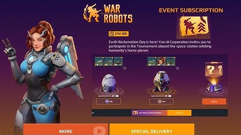 War Robots: Earth Reclamation Day | Event Subscription???
