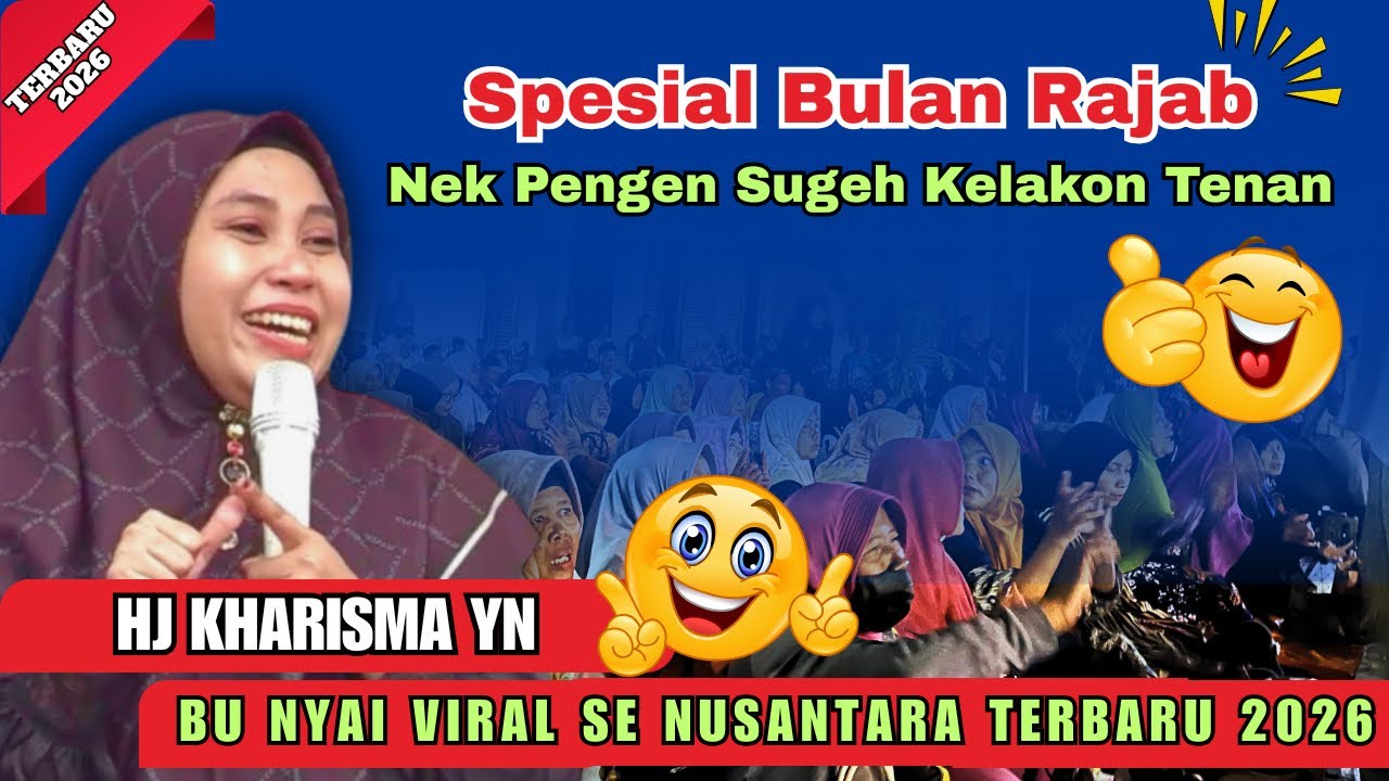 🔴 HJ KHARISMA YOGI NOVIANA TERBARU | PENGAJIAN LUCU TERBARU 2026 SPESIAL BULAN RAJAB