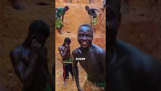 Warum Menschen in Afrika in Goldminen Schlamm von Hand weiterreichen 😳⛏️