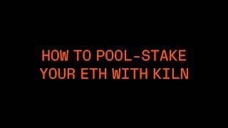 Stake Any Amount of ETH via Kiln Pool Staking through Ledger Live