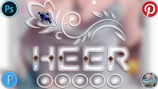 How to add png in glass font. NeW Style glitter glass font with stylish pngs