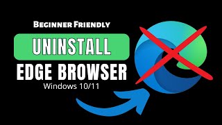 how to uninstall microsoft edge browser from windows 11 | remove edge browser windows 10 / 11