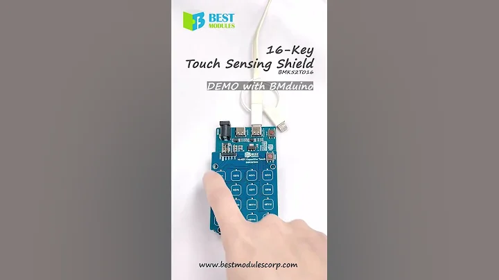 #Shorts 16 Key Capacitive Touch Sensing Shield BMK52T016 BMduino 01