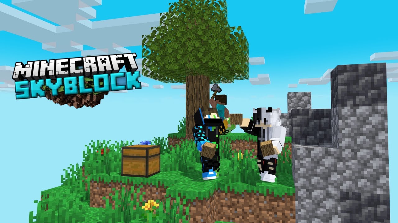 How We Get UNLIMITED WOOD In Minecraft Skyblock T.D.Slayer YouTube