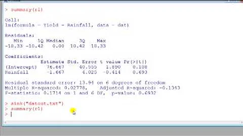 Statistics with R: How to redirect textual output to a file in R using sink()