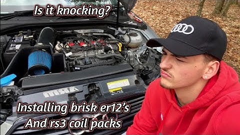 Installing spark plugs and rs3 coil packs on my 2020 a3