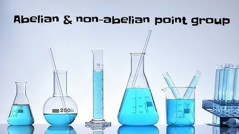 Abelian & Non-Abelian point group(Group theory 3)