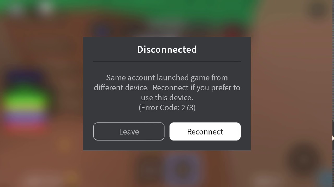 Id 17 failed attempts. Ошибка 273 в РОБЛОКС. Код 273 в РОБЛОКС. Same account Launched game from different device что значит. Что значит ошибка 273 в РОБЛОКС.