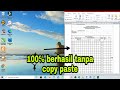 Cara menyisipkan file exel ke ms word