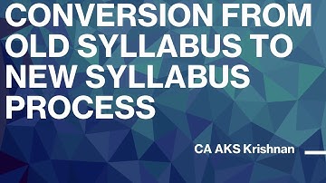 Conversion Process and Ordering New books| Old Syllabus to New syllabus| ICAI