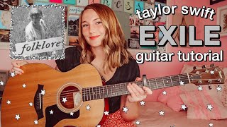 Taylor Swift Exile Guitar Tutorial (feat Bon Iver) EASY CHORDS | Nena Shelby