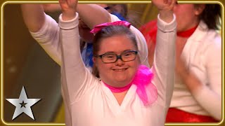 Born to Perform get GOLDEN BUZZER for joyous routine | Unforgettable Audition | Britain's Got Talent