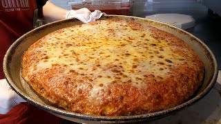 Pizza phô mai đôi kiểu Ý - món ăn đường phố Hàn Quốc