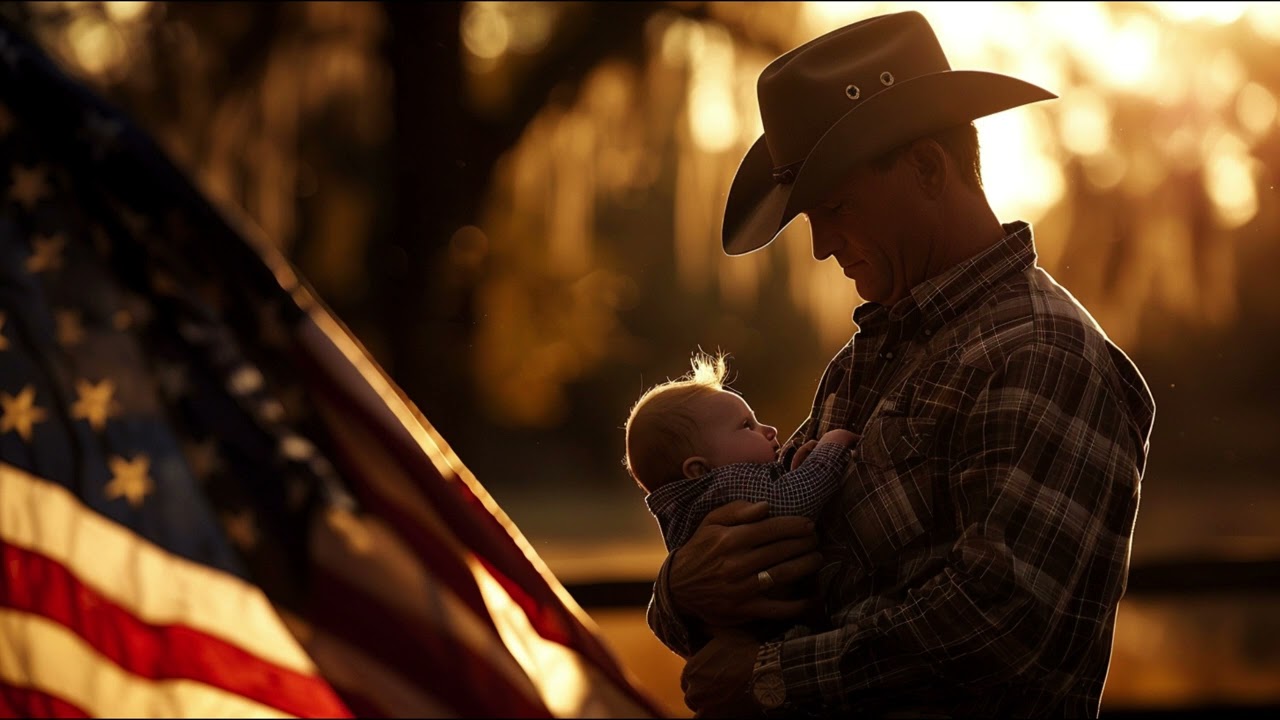 Thumbnail for the country song Joy of Fatherhood with 'Little Cowboy's Baby boy'