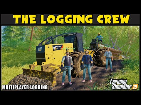 Logging By The Radio Tower! - Logging Crew 22 - Farming Simulator 2019 - FDR Logging