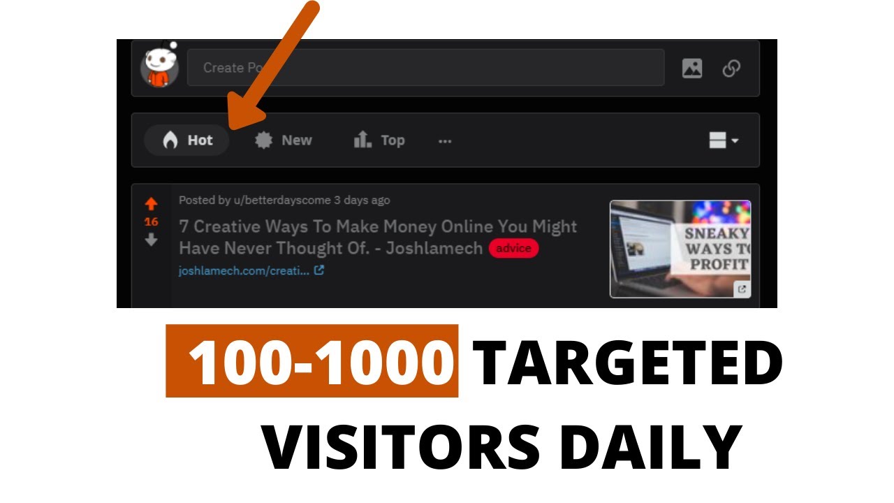 How To get Traffic From Reddit. [Step By Step For Beginners 2021