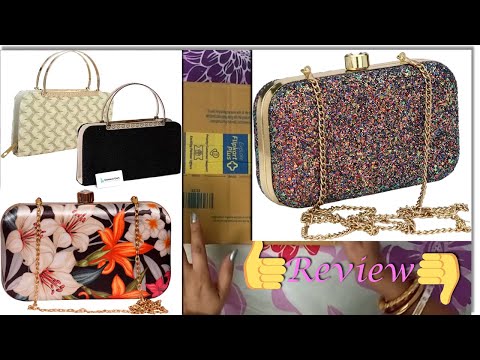 Party Multicolor Clutch || Small Clutch Bags review || Flipkart Unboxing || WorldForFree