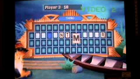 PS2 Wheel of Fortune 3rd Run (Game 15 Part 3)