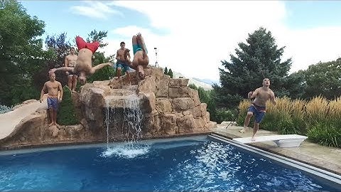 Crazy 8-Man Pool Alley-oop