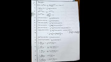 Integration All formulae #integration #integralformulae #intermaths #btechmaths #diplomamaths