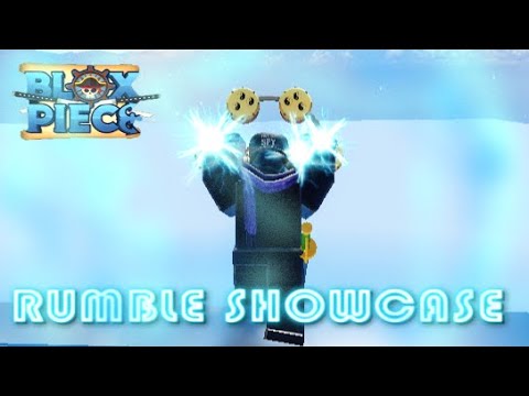 Rumble Meyvesi Tanıtım (Showcase) V1,V2 Blox Fruits TÜRKÇE ROBLOX