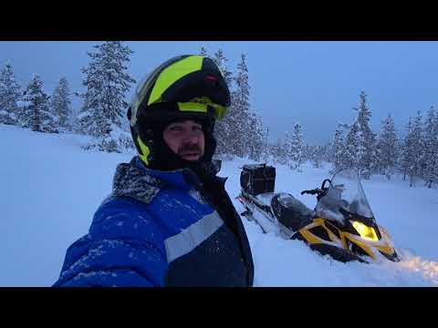 Ski-doo Скандик 900 не едет в метровом пухляке???