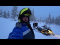 Ski-doo Скандик 900 не едет в метровом пухляке???