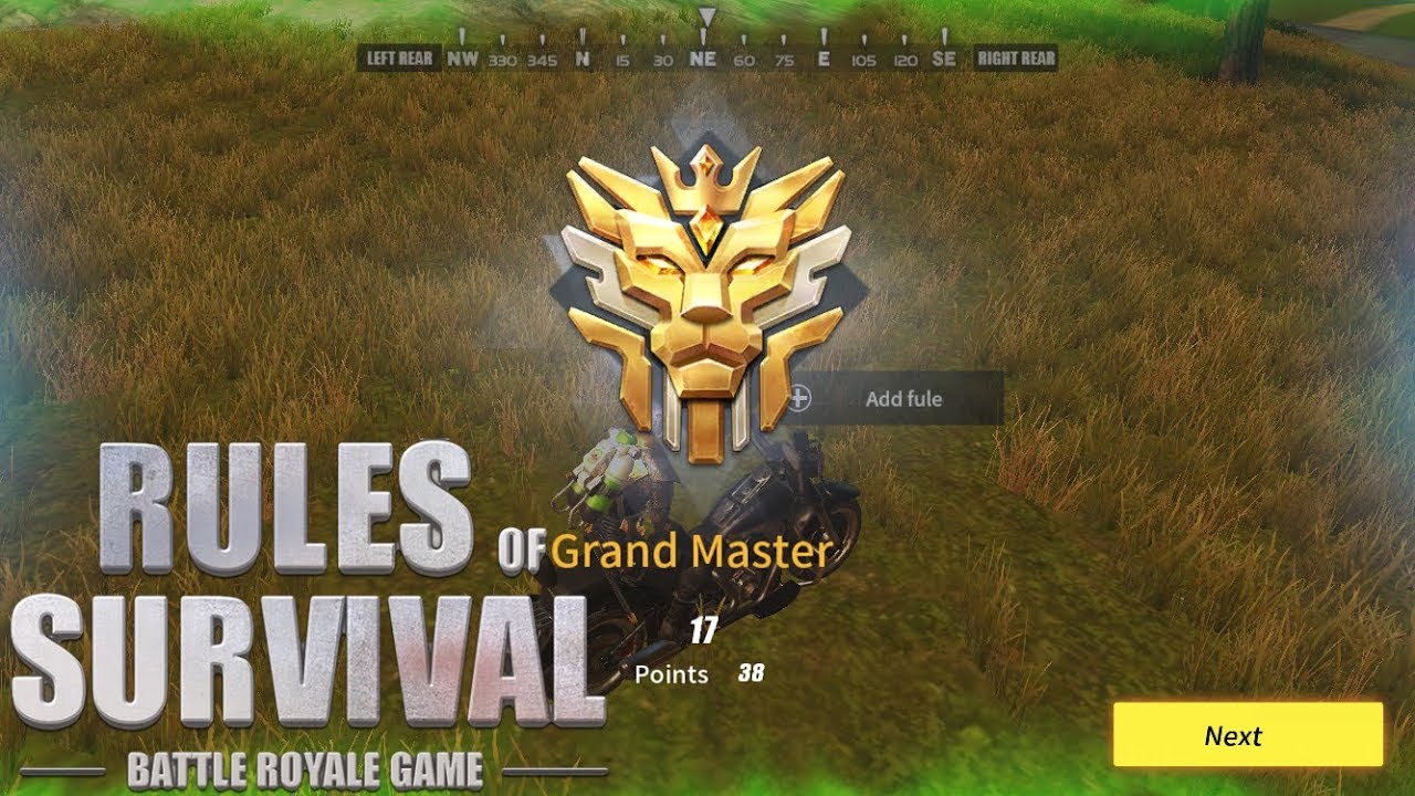 Rules of Survival - GRAND MASTER GRIND!