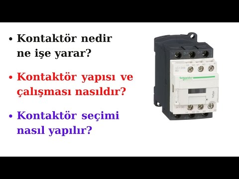 Video: Başlanğıc kontaktoru nədir?