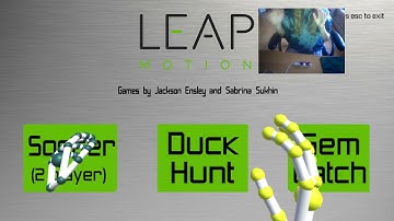 Experimental Games for the Leap Motion
