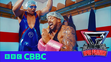 Nerves of STEEL in the Water Challenge 💦 | Gladiators Epic Pranks | CBBC #Gladiators