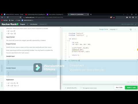Pointer in C || HACKERANK C SOLUTION