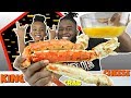 TRYING KING CRAB IN HOME MADE CHEESE! | SEAFOOD MUKBANG | CHEESE MUKBANG | EAT WITH ME | Funny | 먹방