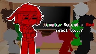 Monster School + Red react to...? || GCRV || (Special 41.3k Subs!)