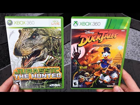 Видео: Два редких Xbox 360 диска из Америки - DuckTales Remastered & Jurassic The Hunted - Распаковка