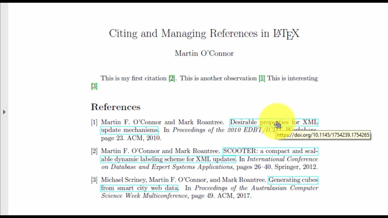 hyperlink in latex presentation