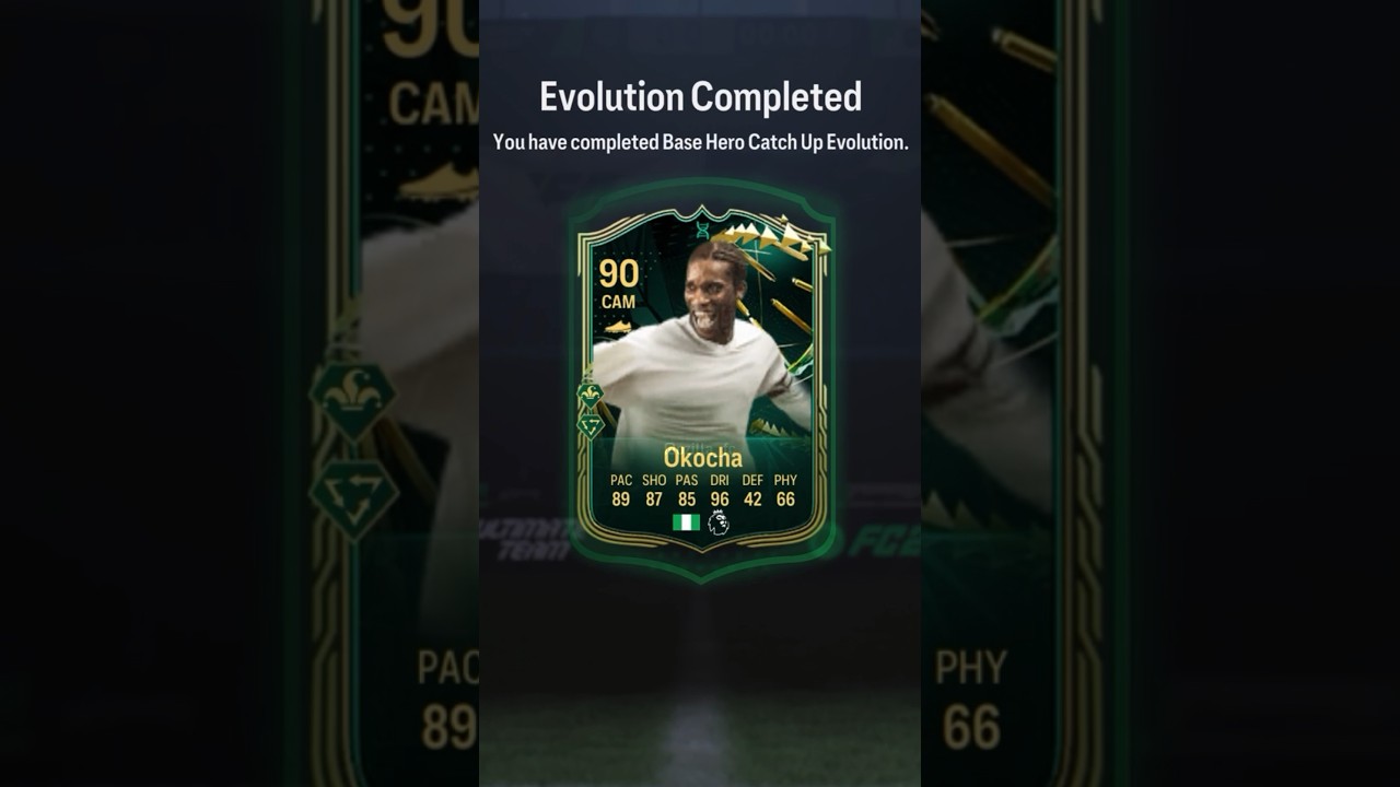 Okocha is the best Hero Evolution in FC24! 🇳🇬🐐 