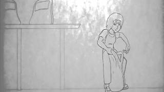 Character lifts bag - 2D animation assignment